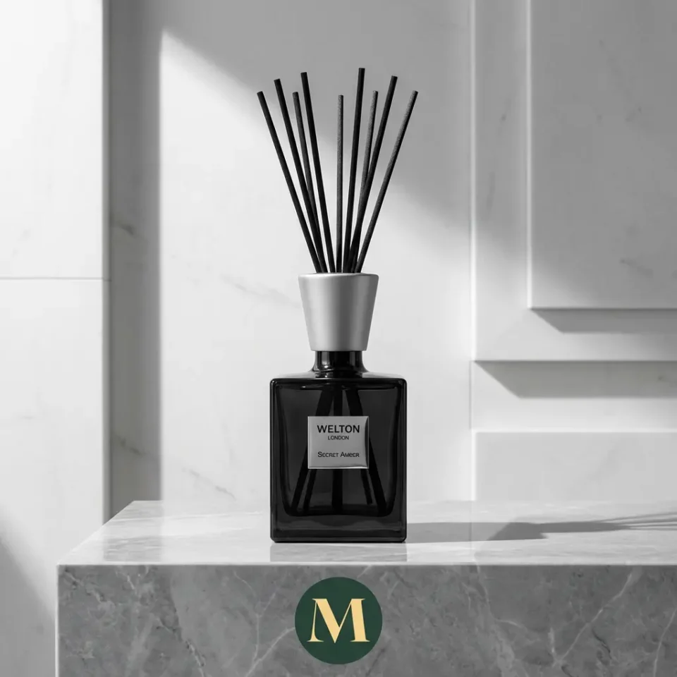 Луксозен Ароматен Дифузер Welton London „Secret Amber“ (Кехлибар, Жасмин и Роза) | 500ml