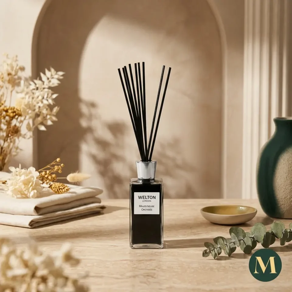 Луксозен Ароматен Дифузер Welton London „Majestueuse Orchidée“ (Орхидея, Теменужка и Праскова) | 200ml