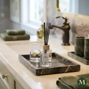 Луксозен Мраморен Поднос Noir Vanity Tray