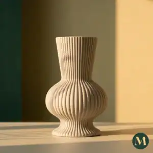 Модерна Релефна Ваза Sandy Symmetry – снимка 3
