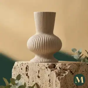 Модерна Релефна Ваза Sandy Symmetry – снимка 7
