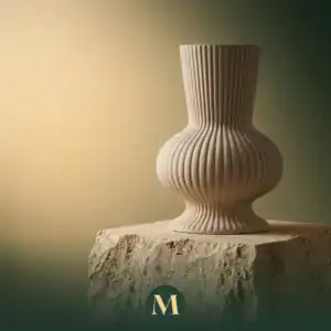 Модерна Релефна Ваза Sandy Symmetry – снимка 8
