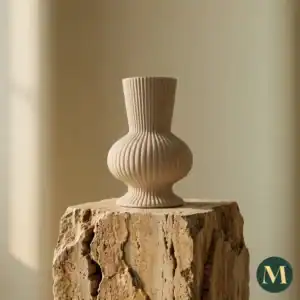 Модерна Релефна Ваза Sandy Symmetry – снимка 9