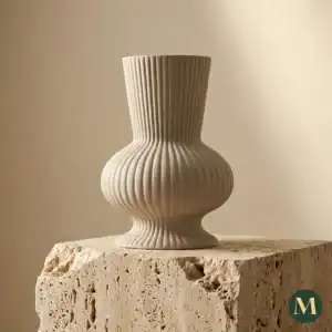 Модерна Релефна Ваза Sandy Symmetry – снимка 10