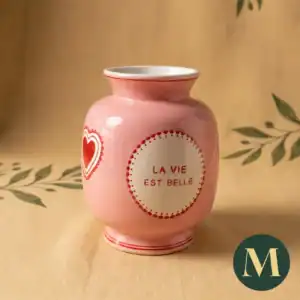 Керамична Мини Ваза Blush Rose Vase – снимка 4