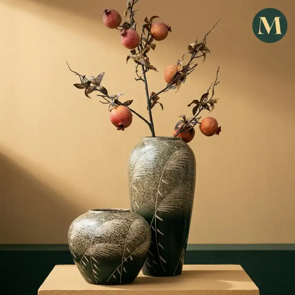 Керамична Ваза „Pomegranate Relief“