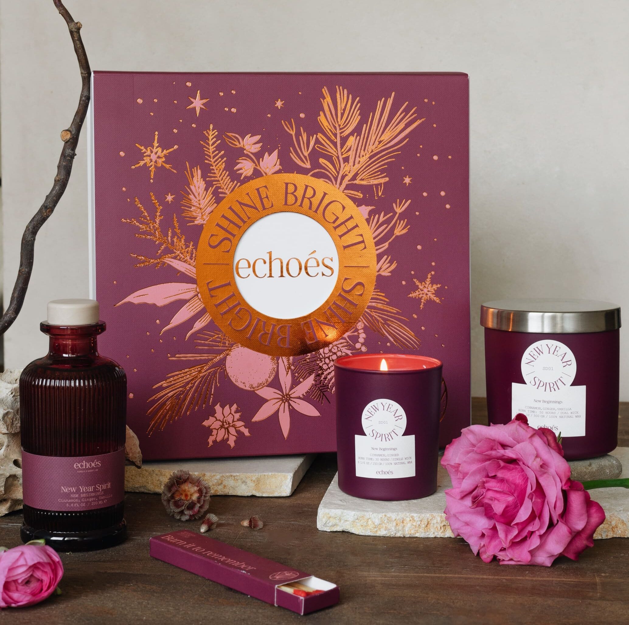 Луксозен Подаръчен Комплект Shine Bright Gift Box – снимка 5