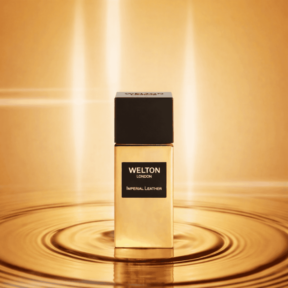 Нишов Парфюм WELTON LONDON – Imperial Leather Golden Elixir Extrait de Parfum (Кожа и Уд, Кафява захар, Шафран и – снимка 2