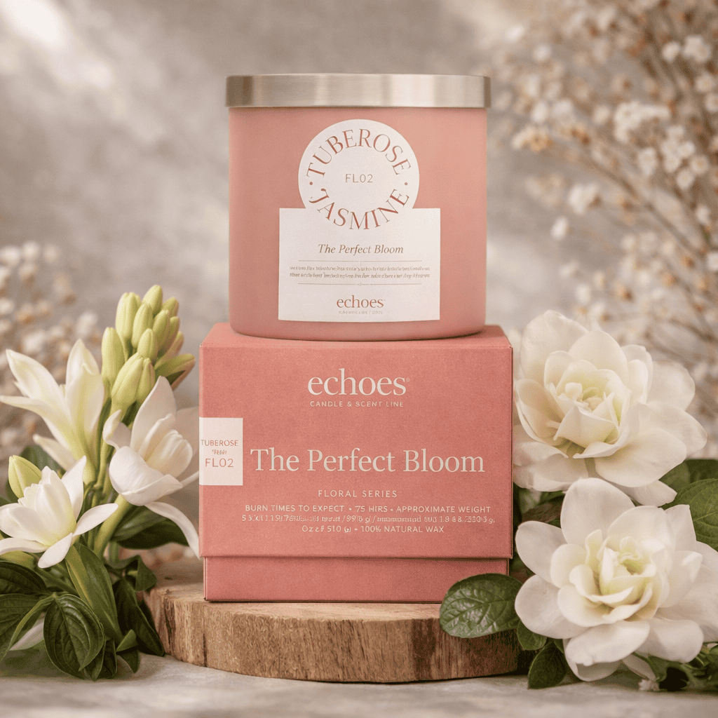 Ароматна Свещ Tuberose & Jasmine | Feed Your Soul