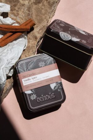 Ароматна свещ в метална кутийка ,,Vanilla Spice” | 200 g – снимка 2