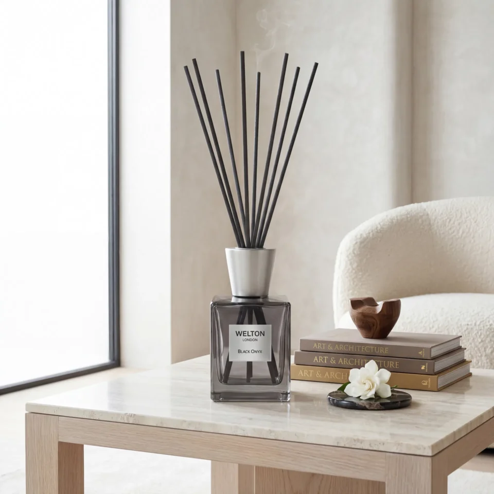Луксозен Ароматен Дифузер Welton London „Black Onyx“ (Бергамот, Пачули и Тиково дърво) | 200ml | 500ml | 1000ml