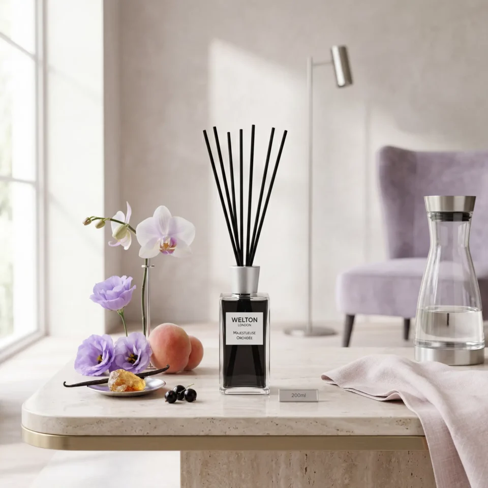 Луксозен Ароматен Дифузер Welton London – “Majestueuse Orchidée” (Орхидея, Теменужка и Праскова) | 20 – снимка 2