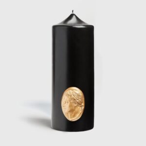Свещ Пилар Trudon – Imperial Pillar Candle (Императорски Поклон: Монументална Релефна Камея с Лика на Наполеон) – снимка 8