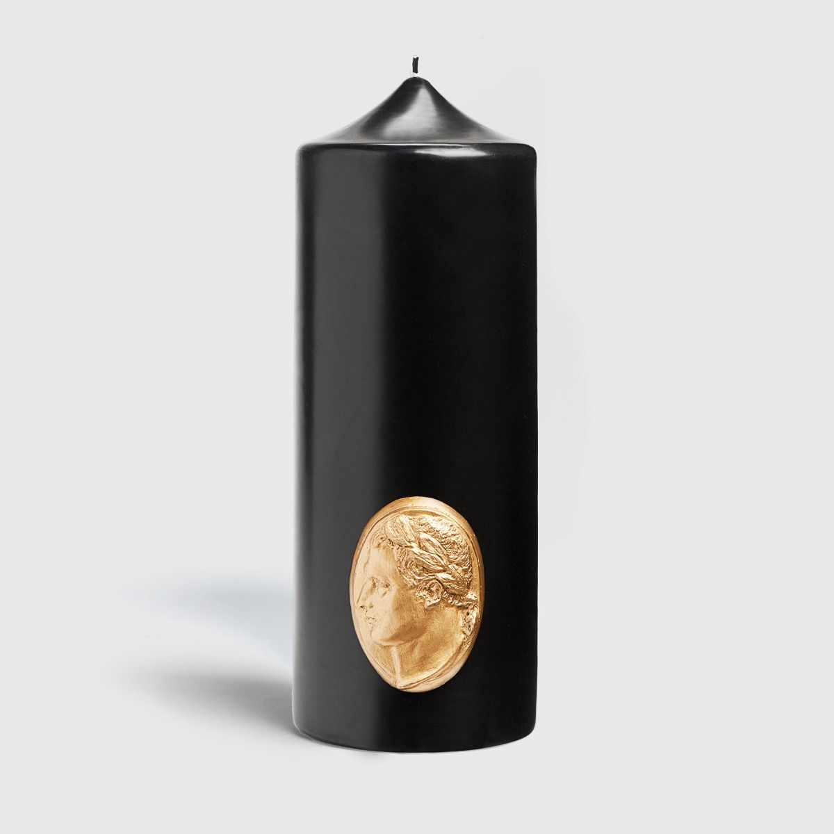 Свещ Пилар Trudon – Imperial Pillar Candle (Императорски Поклон: Монументална Релефна Камея с Лика на Наполеон) – снимка 8