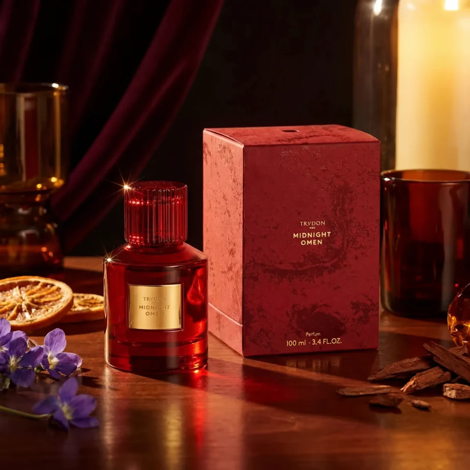 Нишов Парфюм Trudon „Midnight Omen“ (Ирис, Мандарина и Сандалово Дърво) | 100ml & 15ml