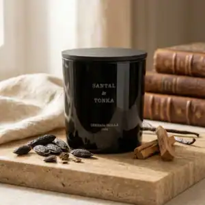 Луксозна Ароматна Свещ Santal & Tonka | 230g & 600g (XL) – снимка 3