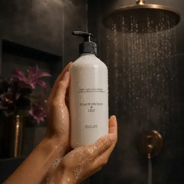 Луксозен Течен Сапун за Ръце и Тяло Black Orchid & Lily | 500ml – снимка 2