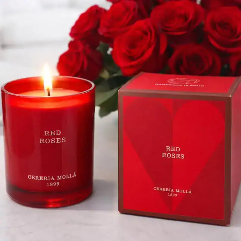 Луксозна Ароматна Свещ „Red Roses“ | 230g Limited Edition