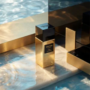 Нишов Парфюм WELTON LONDON – Ambra Innamorata Golden Elixir Extrait de Parfum (Амбра, Морска сол, Дъб и Печен тамян) – Limite