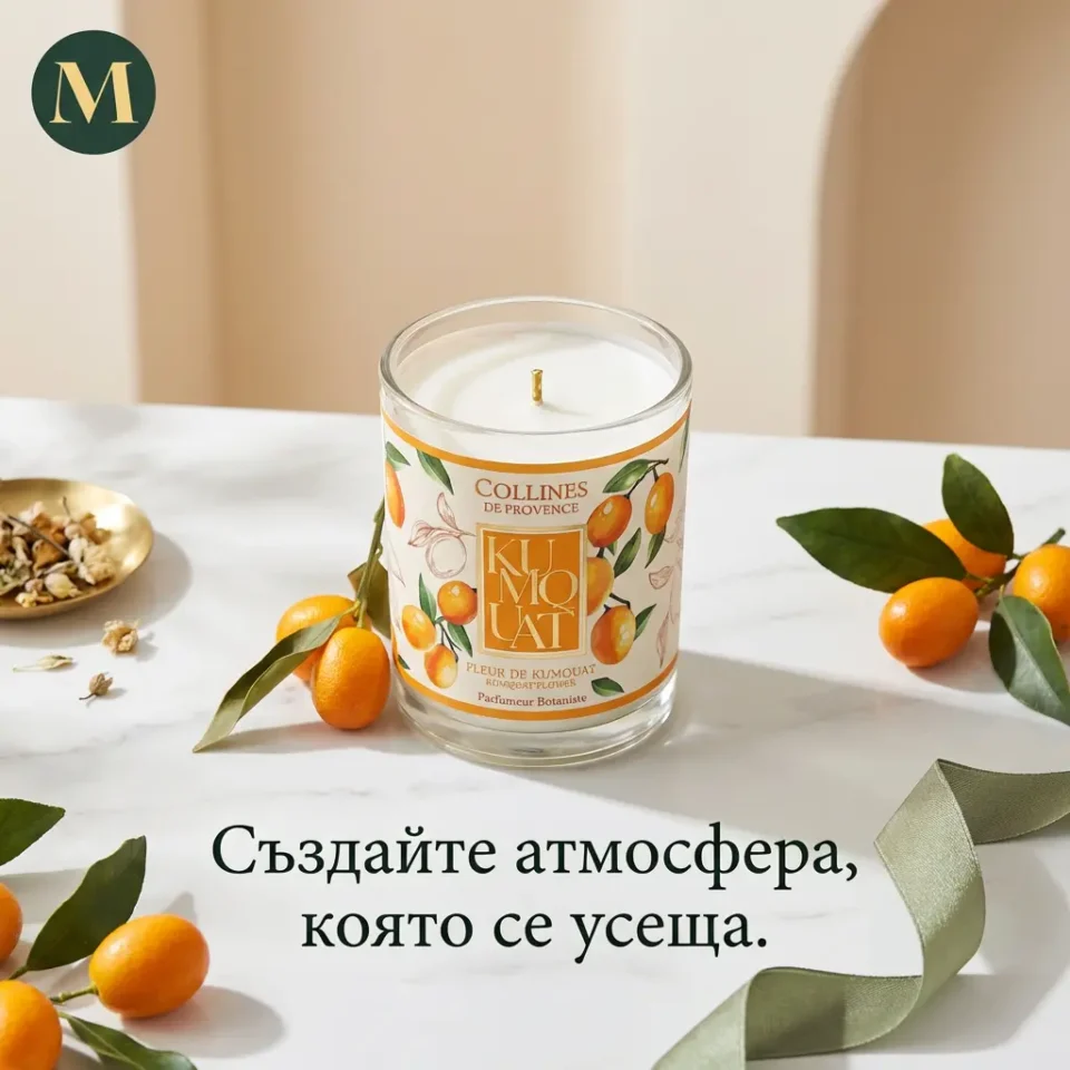 Ароматна свещ Fleur de Kumquat | Цвят от Кумкуат | 180g – снимка 2