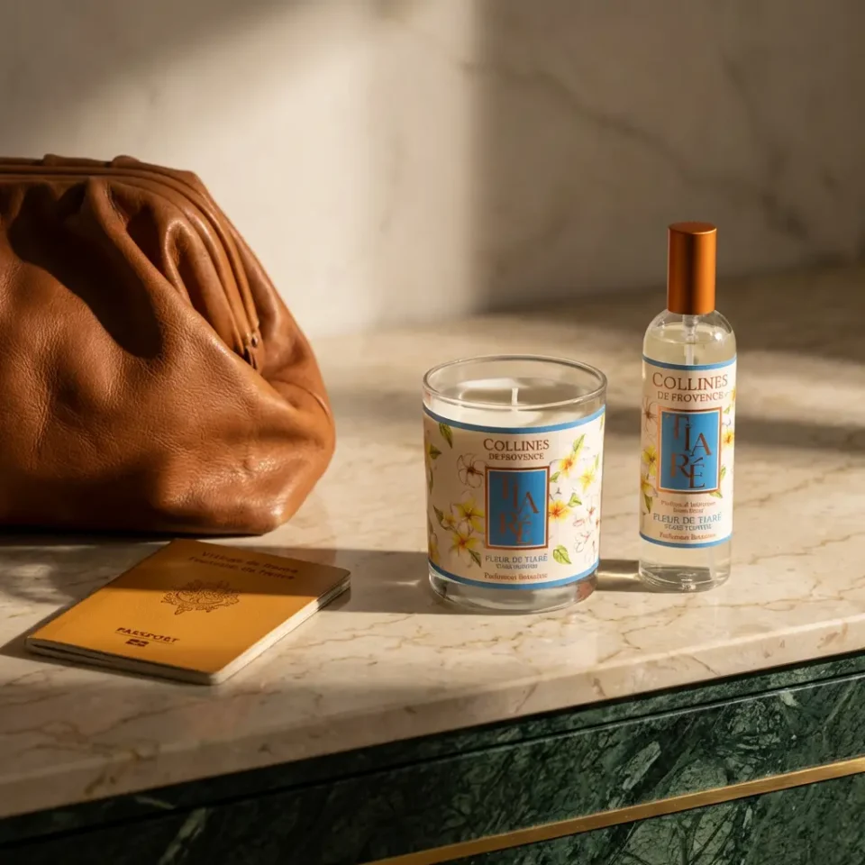 Island Tiaré Sunset Ritual – Луксозен ароматен сет със свещ и спрей за дома | –50% – снимка 2