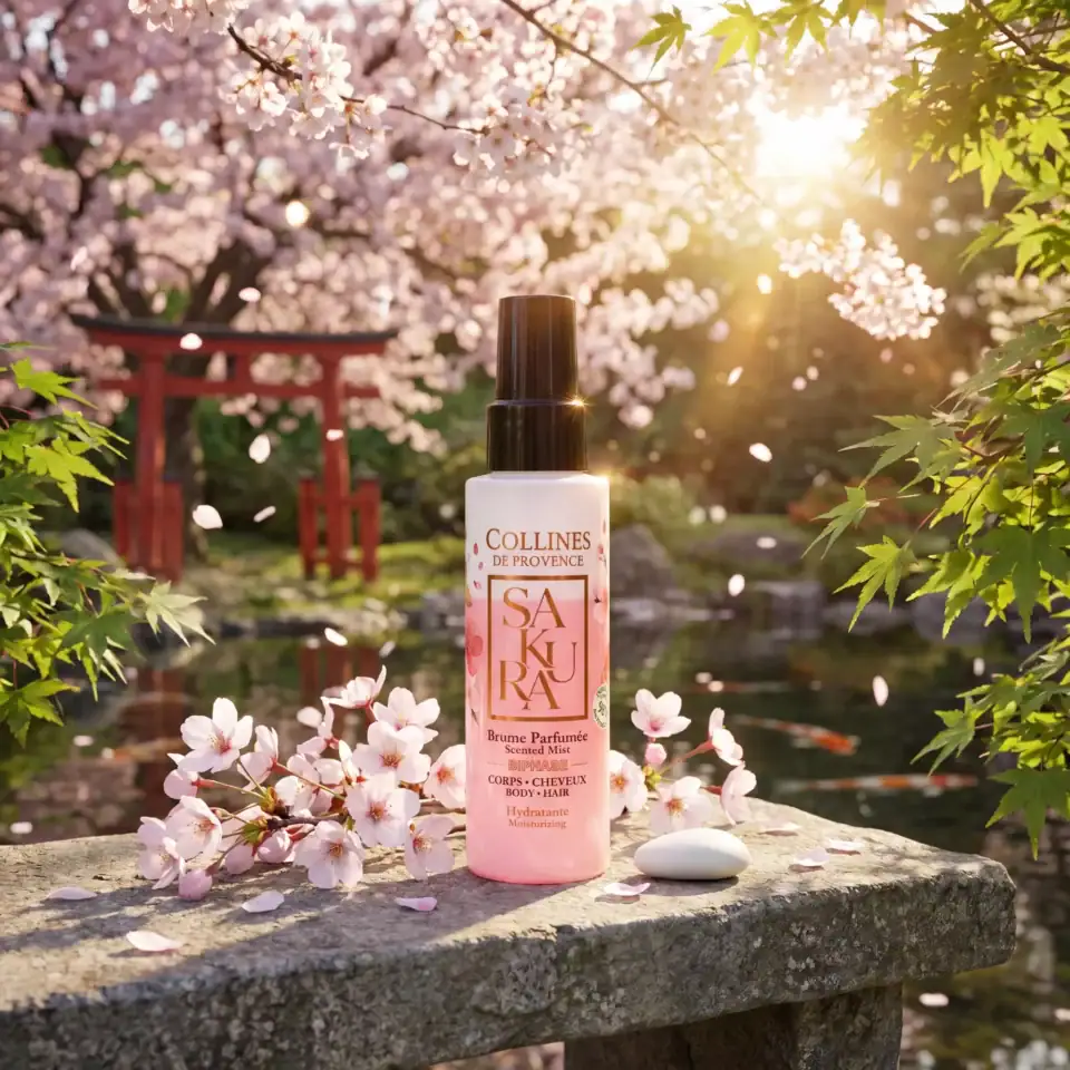 Японска Свежест | Хидратиращ Спрей за Тяло и Коса „Sakura Flower“ (Без Алкохол) | 100ml