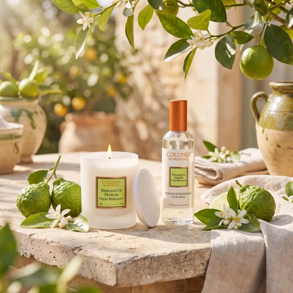 Fresh Bergamote Sun Ritual – Луксозен ароматен сет със свещ и спрей за дома | –50% – снимка 2