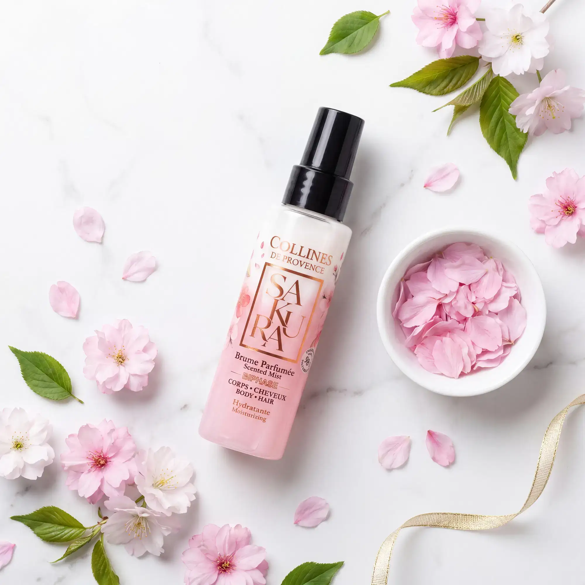 Японска Свежест | Хидратиращ Спрей за Тяло и Коса Sakura Flower – Без Алкохол | 100ml – снимка 3