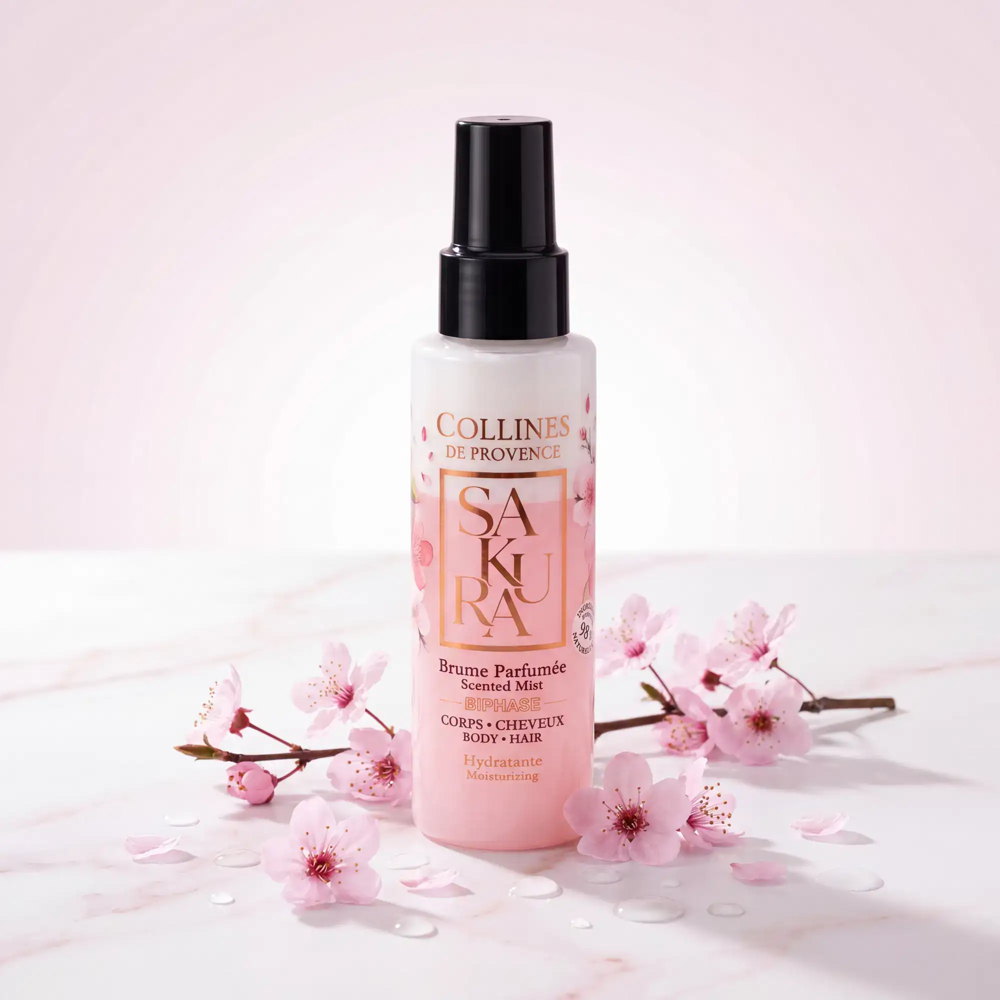 Японска Свежест | Хидратиращ Спрей за Тяло и Коса Sakura Flower – Без Алкохол | 100ml – снимка 4