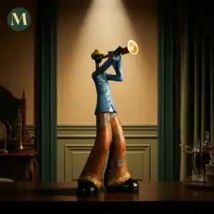 Декоративна фигурка Trumpet Solo | Тромпетист – снимка 3