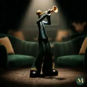 Декоративна фигурка Trumpet Solo | Тромпетист – снимка 4