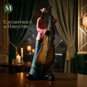 Декоративна фигурка Bass Harmony | Контрабасист – снимка 2