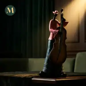 Декоративна фигурка Bass Harmony | Контрабасист – снимка 3