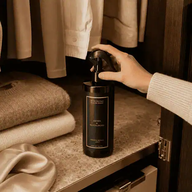 Луксозен Спрей За Текстил „Amber & Sandalwood“ | 500ml