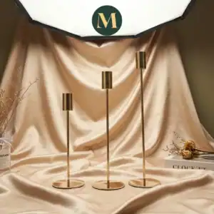 Луксозен Комплект Свещници French Gold Glow Set – снимка 5