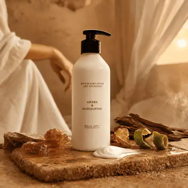 Луксозен Парфюмен Лосион За Ръце И Тяло Amber & Sandalwood | 500ml – снимка 4