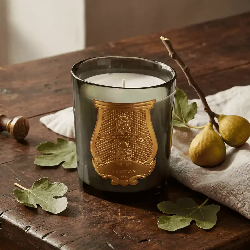Луксозна Ароматна Свещ Trudon Figuerie (Royal Fig) – снимка 4