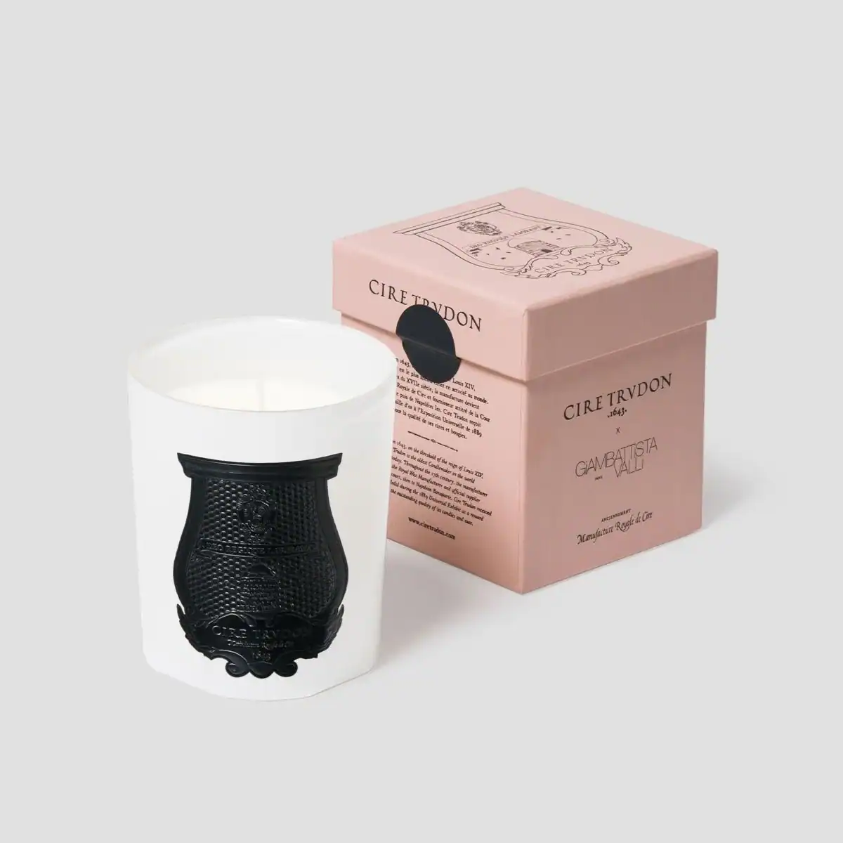 Луксозна Ароматна Свещ Trudon Rose Poivrée (Пикантна Роза) | 270g – снимка 8