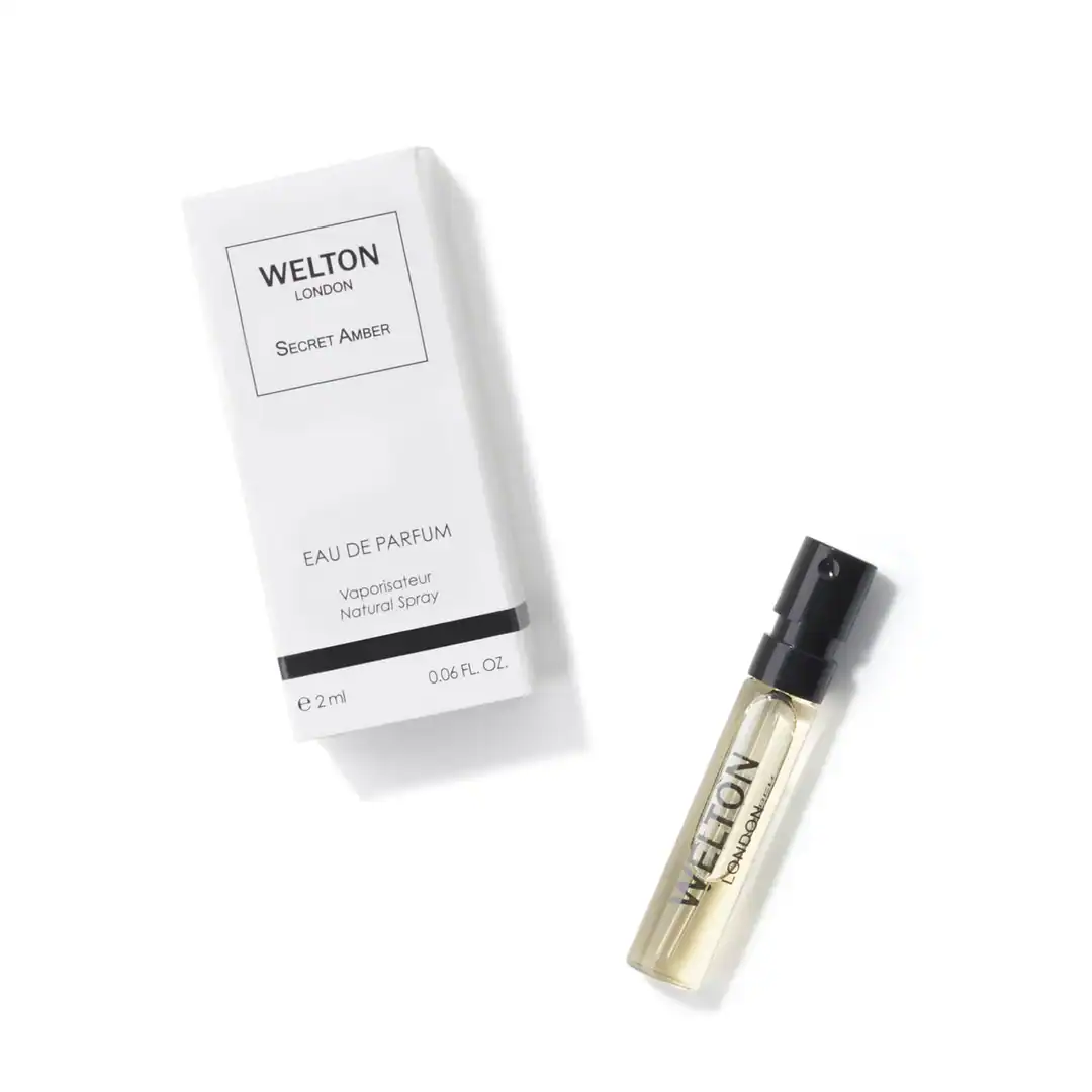 Нишов Парфюм WELTON LONDON – Secret Amber Eau de Parfum (Мароканска роза, Жасмин, Кехлибар и Сандалово дърво) – снимка 11