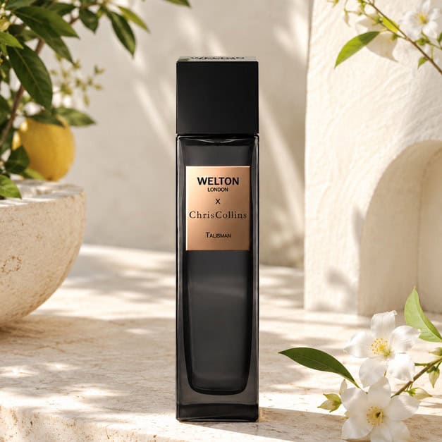Нишов Парфюм WELTON LONDON x CHRIS COLLINS „Talisman“ Extrait de Parfum (Бял чай, Жасмин самбак, Джинджифил, Смоли и Тамян)