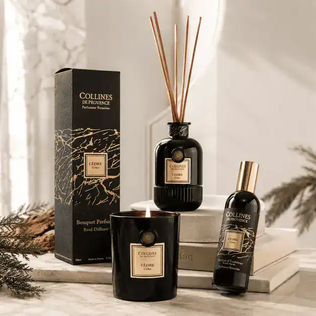 Cèdre Majestic Ritual: Свещ, дифузер и спрей за стая | -40%