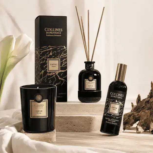 Ebony Prestige Ritual – Свещ, дифузер и спрей | Collines de Provence | –40% – снимка 2