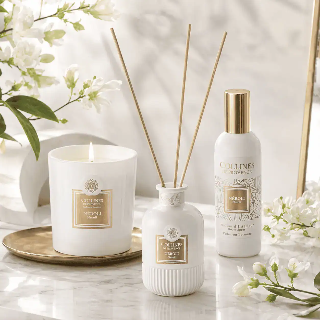 Néroli Blossom Ritual – Свещ, дифузер и спрей | Collines de Provence | –40% – снимка 4