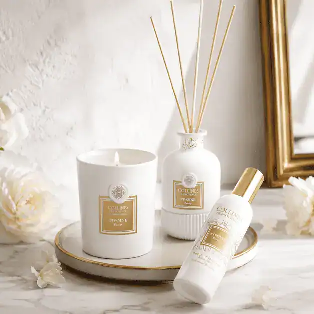 Peony Grace Ritual – Свещ, дифузер и спрей | Collines de Provence | –40% – снимка 2