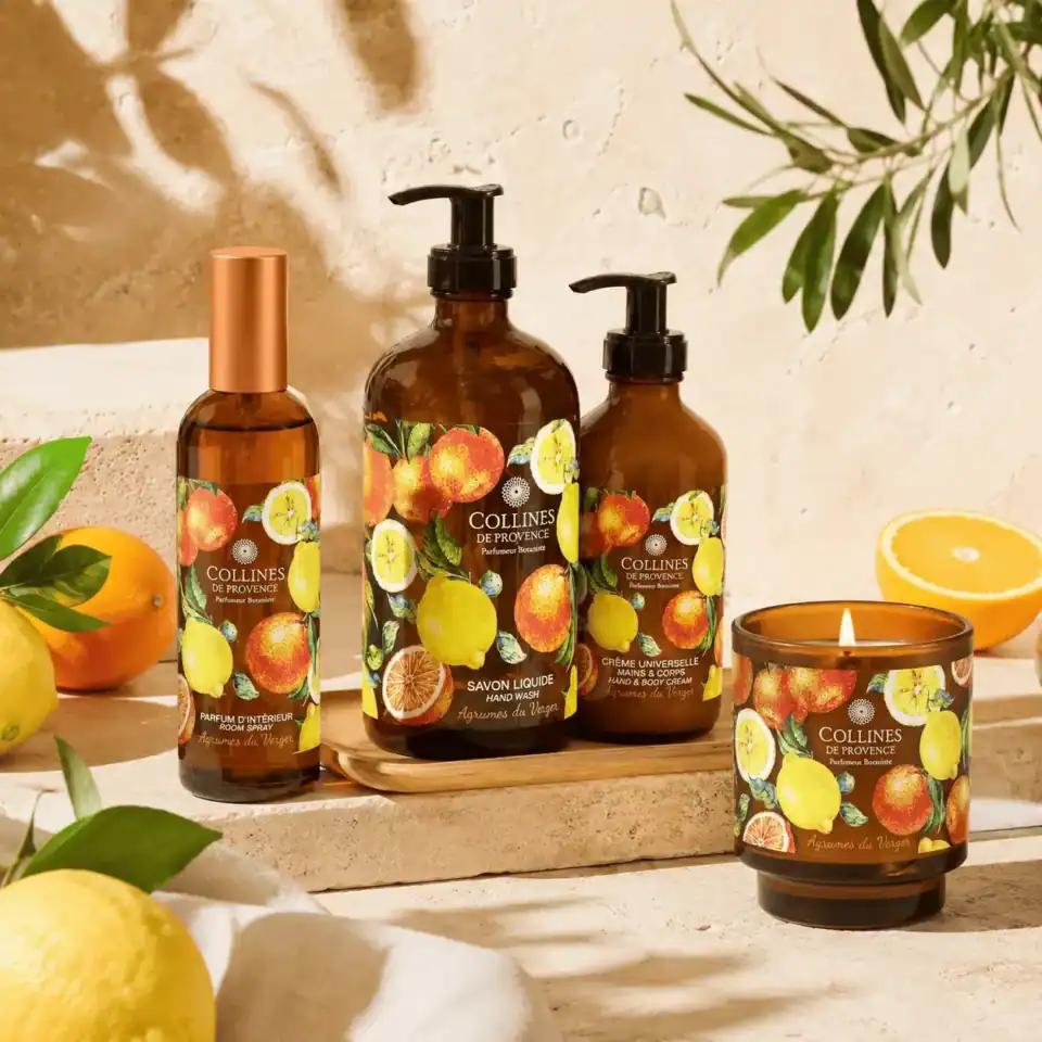 Citrus Orchard Glow Ritual: Ароматен ритуал за дом и тяло | Collines de Provence | -40%
