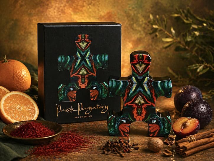Артистичен Нишов Парфюм PUZZLE “PURGATORY” (Пикантен-ориенталски ❖ Дървесен) – снимка 2