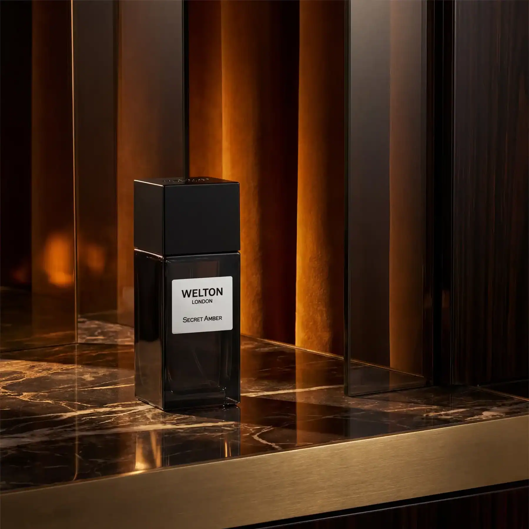 Нишов Парфюм WELTON LONDON – Secret Amber Eau de Parfum (Мароканска роза, Жасмин, Кехлибар и Сандалово дърво) – снимка 4