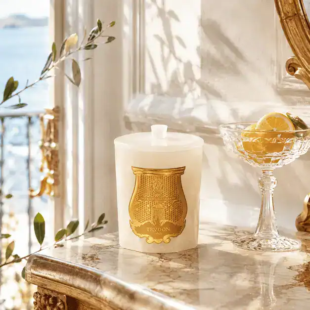 Луксозна Ароматна Свещ Trudon – Cyrnos | Колекция The Alabasters – снимка 4