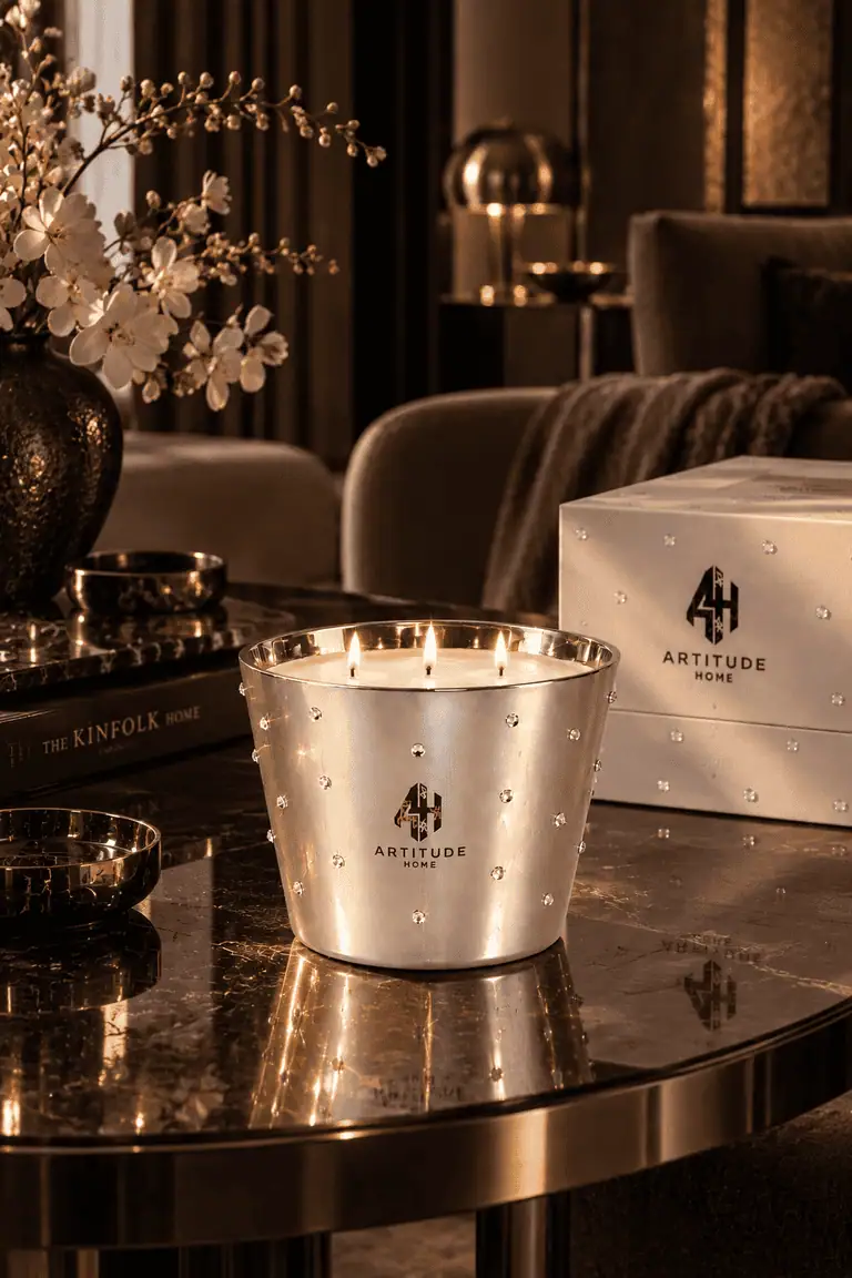 Коледна Ароматна Свещ „Bling Royale Platinum“ by Artitude Home