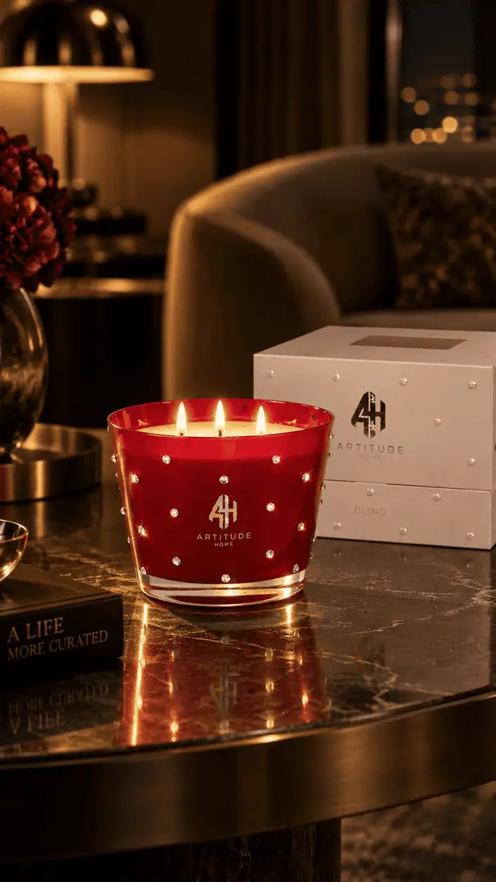 Коледна Ароматна Свещ „Bling Royale Ruby“ by Artitude Home